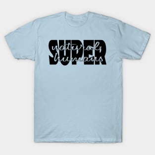 Supernatural Superhumans Words on Word (black) T-Shirt